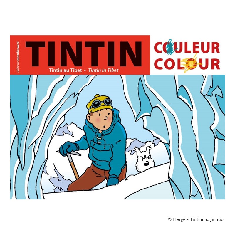 Papeterie Moulinsart Tintin - Album à colorier Tibet