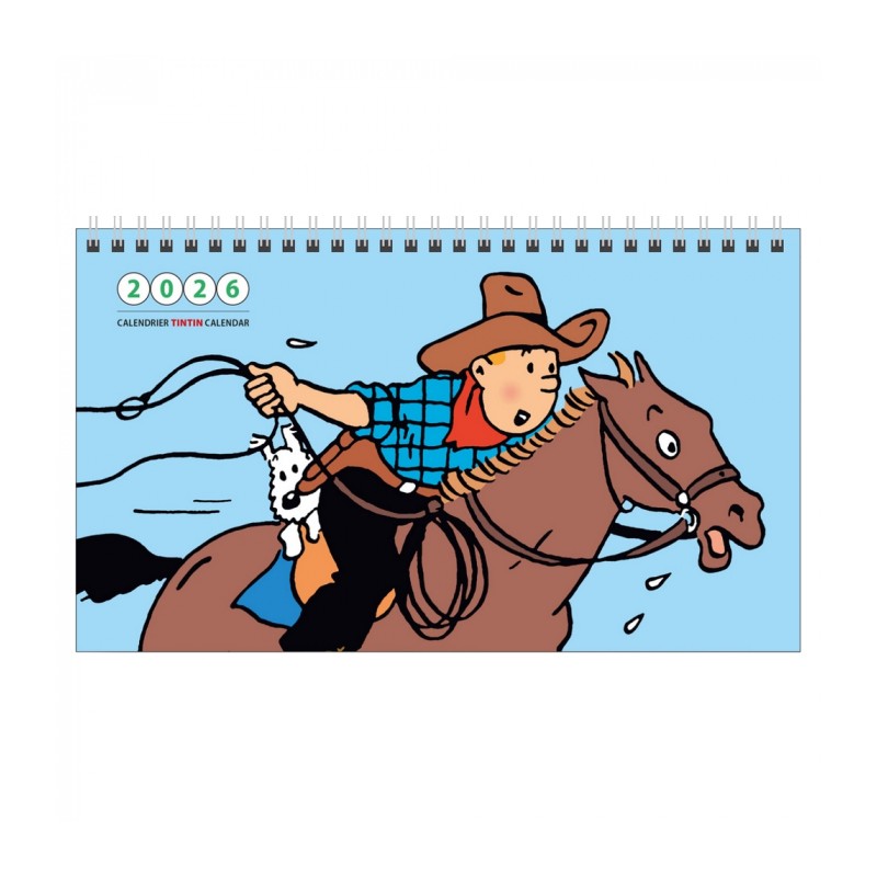 Papeterie Moulinsart Tintin - Calendrier 2026 Petit Format