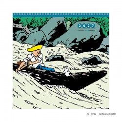 Papeterie Moulinsart Tintin - Calendrier 2027 Grand Format