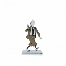 Relief Moulinsart Tintin - Fig 42 Tintin sermonne Ile noire (N&B)