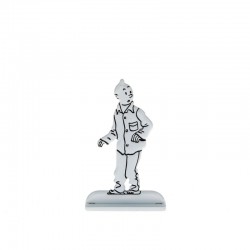 Relief Moulinsart Tintin - Fig 43 Tintin en pyjama Sceptre Ottokar (N&B)